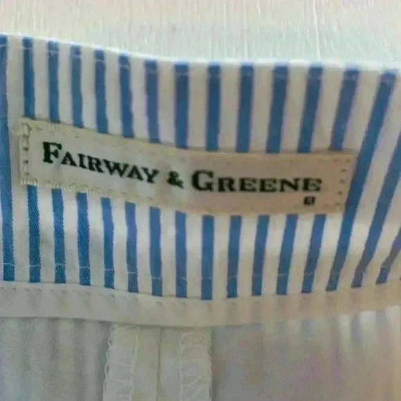 Fairway & Greene Golfcore Seersucker Skort Blue Size 6 NWT Tennis Pickleball - Picture 2 of 7